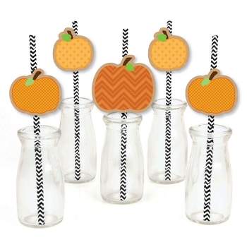 Black, Orange, & White Halloween Icon Paper Straws (Set of 24) from Ellies  Party Supply – Ellie's Party Supply