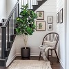 homfan Fiddle Leaf Fig Artificial Tree Faux Floor Plant with Black Planter Pot, Potted Fake Fiddle Leaf Fig Tree for Indoor Outdoor Home Office Decor - 2 of 4
