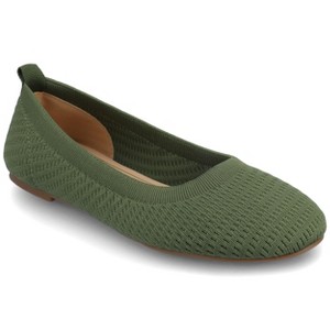 Journee Women's Maryann Medium and Wide Width Dress Flats - 1 of 4