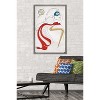 Trends International Marvel Ms. Marvel - Line Drawing Framed Wall Poster Prints - 2 of 4