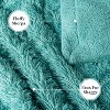 PAVILIA Fluffy Faux Fur Reversible Throw Blanket for Bed, Sofa, and Couch - image 3 of 4