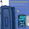 Lyngins 20/24/28 Inch 3PCs Softside Luggage Sets with TSA Lock,Upright Carry on Luggage,Lightweight Expandable Suitcase Sets for Family Trips - 4 of 4