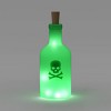 Lit Plastic Bottle and Skull Figurine - Hyde and EEK! Boutique™ Neon Green - 3 of 4