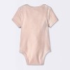 Baby 4pk Floral Short Sleeve Cotton Bodysuit - Cloud Island™ Pink - 2 of 4