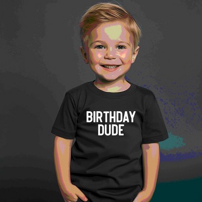 The Juniper Shop Birthday Dude Bold Toddler Short Sleeve Tee
