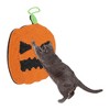 Unique Bargains Cat Scratch Pad with Pumpkins Pattern for Indoor Outdoor Orange - 2 of 4