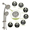 PAGED Multi Function Dual Shower Head Modern Shower System with 8-Function Hand Shower for Bathroom, Restroom - 4 of 4