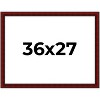 PosterPalooza | Weathered Red Picture Frame - UV Acrylic, Backing Board, Hanging Hardware Included - 2 of 4