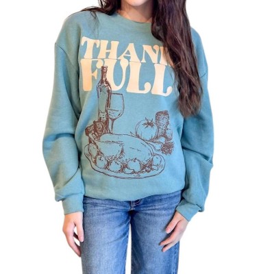 Women's ThankFULL Oversized Cozy Sweatshirt - the Clandestine Underground