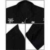 LA LEELA Men's Hawaiian Shirt Fashion Button Down Short Sleeves Holidays Aloha Party Casual Tops Summer Beaches Shirts for Mens - 3 of 4