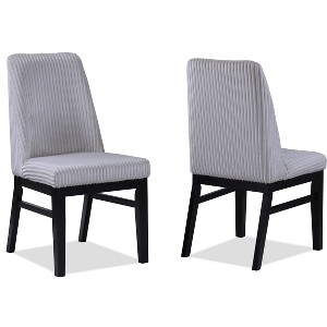 XIYUYEU Dining Room Side Chairs Set of 2,High Back Upholstered Chair with Wood Legs for Living Room,Kitchen,Bedroom - 1 of 4