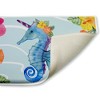 Stupell Industries Unicorn Seahorse & Hibiscus Printed Plush Bath Mat And Bath Rug, Design By Audrey Jeanne Roberts, 18"X30" - 2 of 4