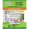 Larissa Veronica Pumpkin Pie Spice French Roast Coffee (Gourmet, Naturally Flavored, Whole Coffee Beans) (8 oz, ZIN: 561111) - 2 of 4