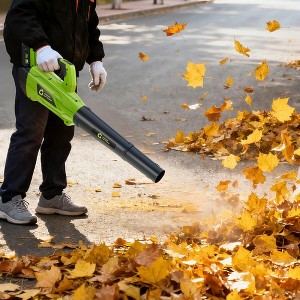 Leaf Blower Cordless Brushless - Leaf Blower 750CFM  for Lawn Care, Blowing Leaves, Patio, Dust - 1 of 4