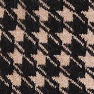 Black/Camel Houndstooth