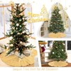 Wikineon Gold Tree Skirts Christmas Tree Skirt Sequence Christmas Tree Skirts Round 36inch Sequin Tree Skirts Personalized Xmas Decor Home Decor - 2 of 4