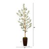 Nearly Natural 5.5-ft Olive Artificial Tree in Bronze Metal Planter - 2 of 4