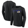 NFL Los Angeles Rams Men's Black Long Sleeve T-Shirt - 3 of 3