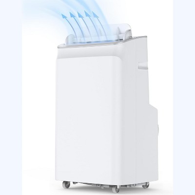 Efficient Cooling Portable Conditioner - 12,000BTUs, Dehumidifier & Sleep, Remote Control, Reusable Ideal for Rooms up to 550 Sq. Ft