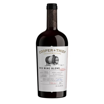 Cooper & Thief Bourbon Barrel-Aged Red Blend Wine - 750ml Bottle