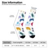 Video Game Controller Women Printed Crew Socks Funny Funky Socks Soft Polyester Novelty Gifts for Artists Men - 2 of 4