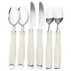 Gibson Home Nobella 14 Piece Fine Ceramic Dinnerware Set in White - 3 of 4