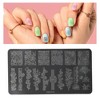 Unique Bargains Colorful Nail Art Stamp OM-H12 Silver Tone 1 Pc - 3 of 4