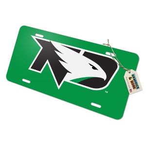 University of North Dakota Fighting Hawks Logo Novelty Metal Vanity Tag License Plate - 1 of 4