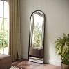 Merrick Lane Arched Metal Framed Wall Mirror for Entryways, Dining Rooms, and Living Rooms - 2 of 4