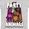 Five Nights At Freddy’s Party Animals Youth Athletic Heather Crew Neck Short Sleeve T-shirt - 2 of 2