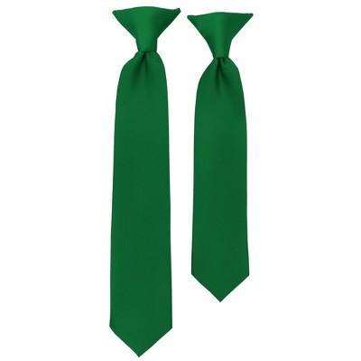Solid Color Pre-tied Clip On Necktie For Boy