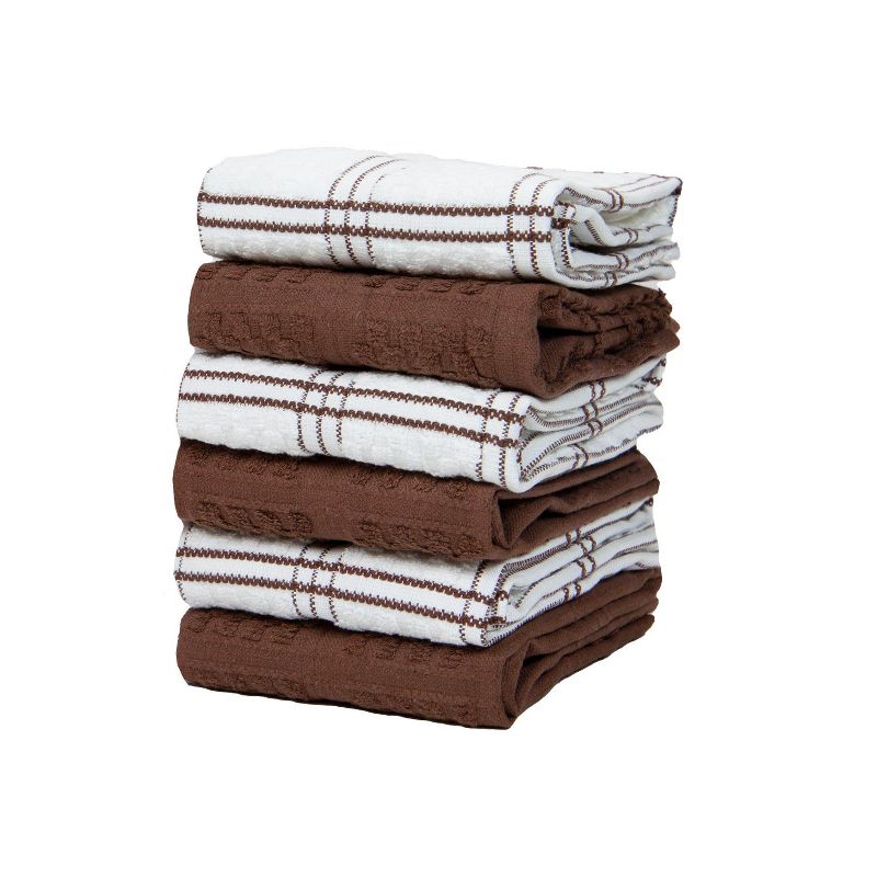 Sloppy Chef Premier Kitchen Towel (6 Pack), 15x25, Popcorn Pattern Weave, 100% Cotton, 2 of 8