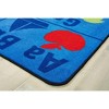 Carpets for Kids PLUS Alphabet Seating Rug 7' 6" x 12' Rectangle, Blue - 2 of 4