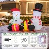Resenkos 5 Feet Snowman Christmas Inflatables with Gift Boxes Multi-color - 4 of 4