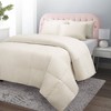 CosmoLiving by Cosmopolitan Queen Organic Cotton Prime Feather Comforter: Hypoallergenic, Woven, RDS Certified - 3 of 4