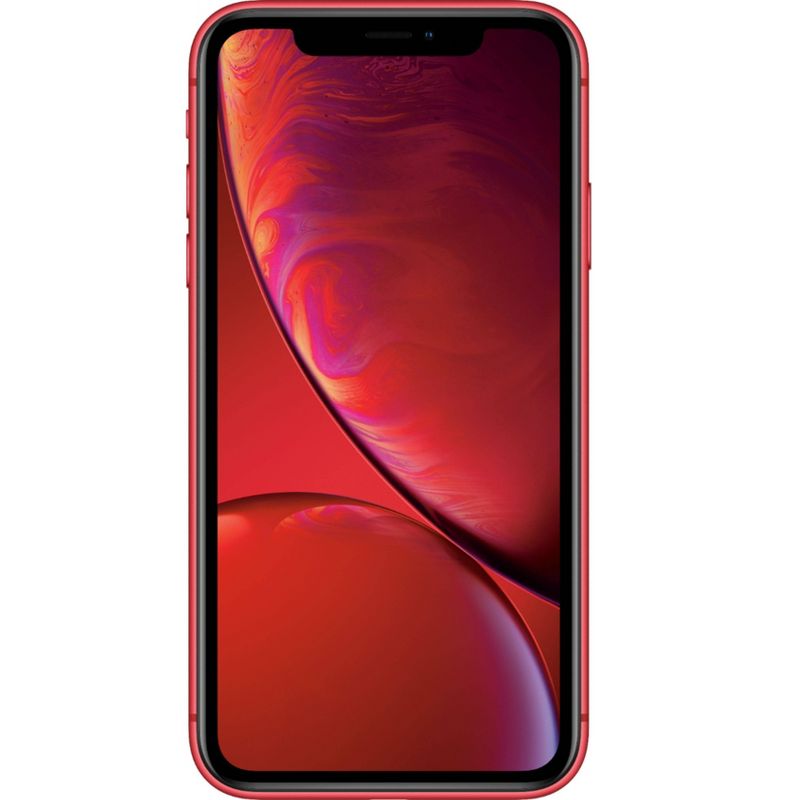 Apple iPhone XR Unlocked Pre-Owned (128GB) GSM/CDMA - (PRODUCT)RED, 1 of 7