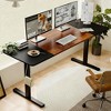 QingMoon Electric Standing Desk, Adjustable Height Stand up Desk, Modern Computer Table with USB Charging Port and Memory Presets for Home Office - 2 of 4