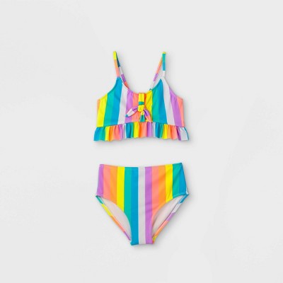 vertical striped bikini