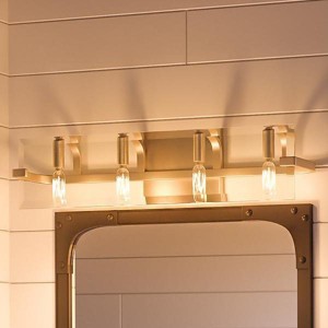 Urban Ambiance Luxury Contemporary Bathroom Vanity Light,  6.38"H x 30"W,  Brushed Bronze Finish, UHP2135 - 1 of 4