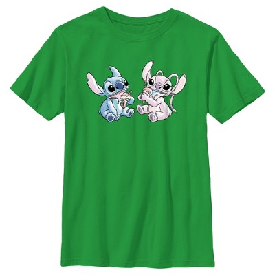 Boy's Lilo & Stitch Ice Cream Couple T-shirt : Target