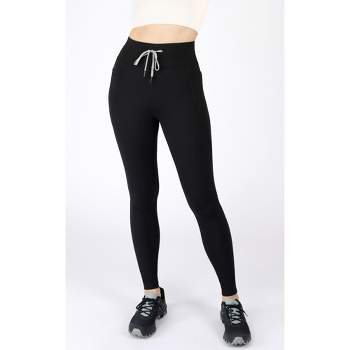 Yogalicious, Pants & Jumpsuits, Yogalicious Lux Black Pull On Pants Black Straight  Leg Jogger Womens Size M