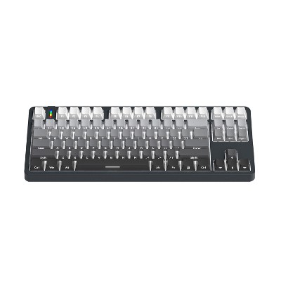 G87 mechanical keyboard, full-key hot-swappable wired keyboard (Black)