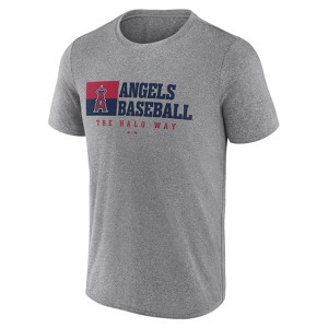 MLB Los Angeles Angels Men's Gray Short Sleeve T-Shirt - 1 of 3