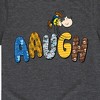 Boys' - Peanuts - Aaugh Pattern Charlie Brown Short Sleeve Graphic T-Shirt - 2 of 4