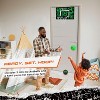 AND1 Over the Door Mini Basketball Hoop: 18x12 Shatterproof Backboard, 2 Mini Basketballs, and Hand Pump Included - Ultimate Indoor Accessory - 3 of 4