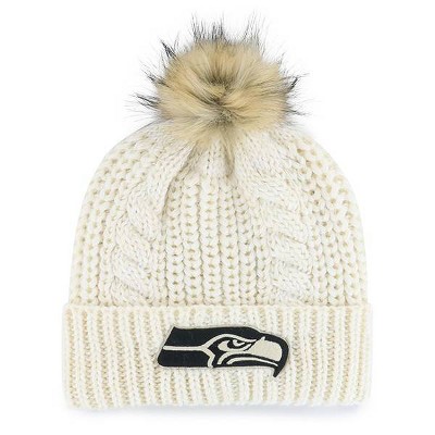 NFL Seattle Seahawks Women's Meeko Knit Beanie - Cream