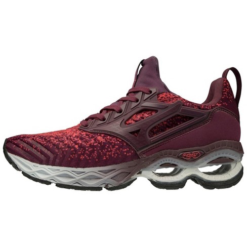 Mizuno Women s Wave Creation Waveknit 2 Running Shoe Womens Size 7 In Color Cayenne Mauve 2767