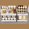 COZONY Expandable Kitchen Drawer Organizer, Height Adjustable Pull Out Cabinet Storage Rack for Pots and Pans - 3 of 4