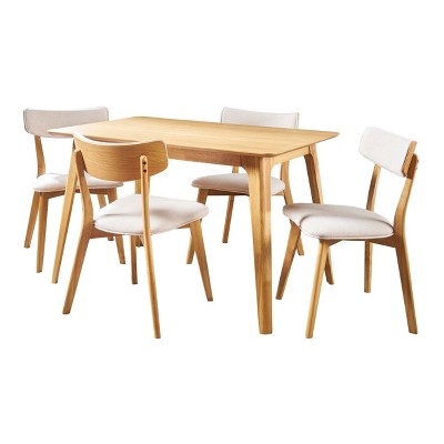 5pc Megann Mid-century Dining Set - Christopher Knight Home : Target