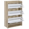Coaster Denia 3 Tier Modern Wood Shoe Cabinet - 4 of 4